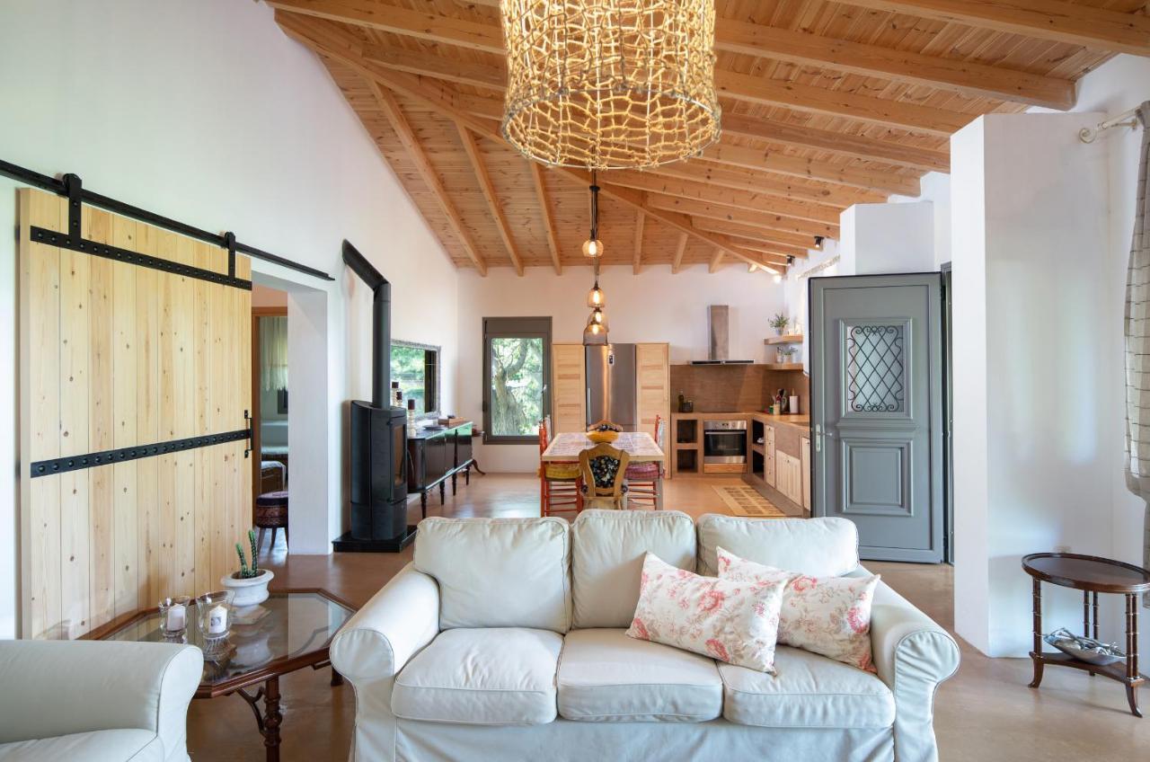 Villa Menie - Golden Fig Sykia Lodge Paralia Sikias Exteriér fotografie