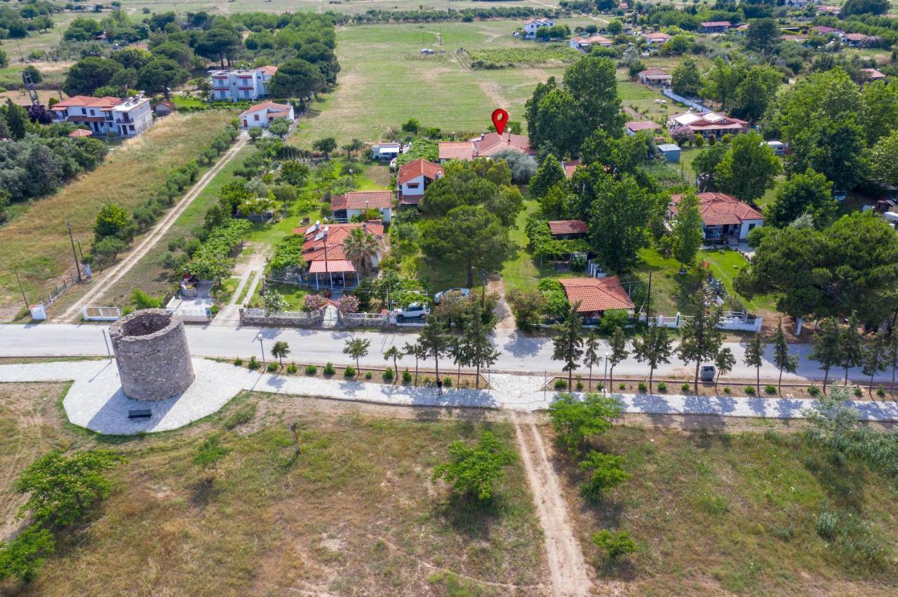 Villa Menie - Golden Fig Sykia Lodge Paralia Sikias Exteriér fotografie