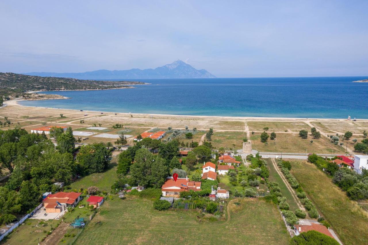 Villa Menie - Golden Fig Sykia Lodge Paralia Sikias Exteriér fotografie